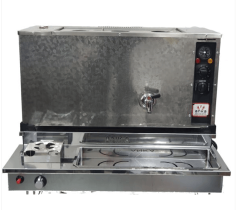 Anka İnoks Pro Plus IPPO2 2 Demlikli Otomatik Çay Makinesi | Elektrik-NG-LPG Uyumlu, 20L Endüstriyel Çay Kazanı