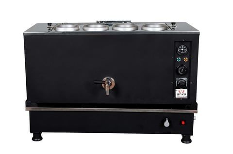 Anka BPKO4 Black Pro 4 Demlikli Kompakt Otomatik Çay Kazanı | Elektrik, Doğalgaz, LPG Uyumlu