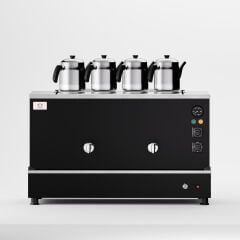 Anka Black Pro Compact Hibrit Çay Makinesi / Kompakt Tasarım, Profesyonel Kullanım, Çift Enerji Esnekliği (BPKO4)
