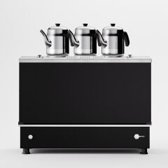 Anka Black Pro Compact Hibrit Çay Makinesi / Kompakt Tasarım, Profesyonel Kullanım, Çift Enerji Esnekliği (BPKO3)