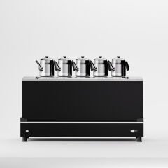 Anka Black Pro Compact Hibrit Çay Makinesi / Kompakt Tasarım, Profesyonel Kullanım, Çift Enerji Esnekliği (BPKO5)