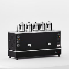 Anka Black Pro Compact Hibrit Çay Makinesi / Kompakt Tasarım, Profesyonel Kullanım, Çift Enerji Esnekliği (BPKO5)