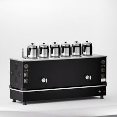 Anka Black Pro Compact Hibrit Çay Makinesi / Kompakt Tasarım, Profesyonel Kullanım, Çift Enerji Esnekliği (BPKO6)