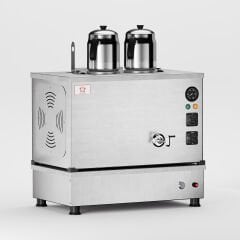 Anka İnoks Pro Compact Hibrit Çay Makinesi / Kompakt Tasarım, Profesyonel Kullanım, Çift Enerji Esnekliği (İPKO2)