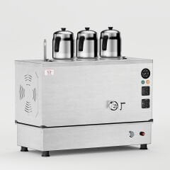 Anka İnoks Pro Compact Hibrit Çay Makinesi / Kompakt Tasarım, Profesyonel Kullanım, Çift Enerji Esnekliği (İPKO3)