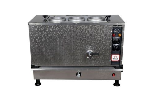 Anka IPKO3 Inox Pro 3 Demlikli Otomatik Çay Kazanı | Elektrik, Doğalgaz ve LPG Uyumlu