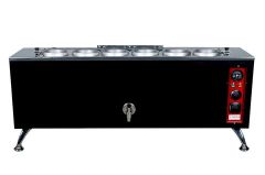 Anka BPE6 Black Pro 6 Demlikli Elektrikli Çay Kazanı | Şık ve Kompakt Profesyonel Çay Ocağı