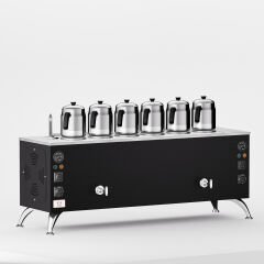 Anka Black Pro Compact Elektrikli Çay Makinesi / Kompakt Tasarım, Profesyonel Kullanım,(BPE6)