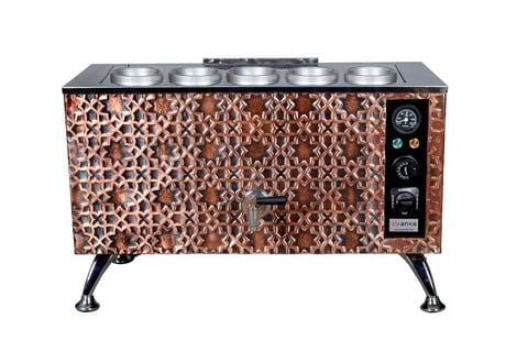 Anka APE5 Antik Pro 5 Demlikli Elektrikli Çay Kazanı | Kompakt ve Şık Bakır Tasarım