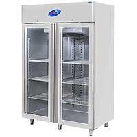 CSAİNOX CS-DBN 1200-C Çift Kapılı Cam Kapılı Dik Tip Buzdolabı – 1200 Litre Endüstriyel Soğutucu