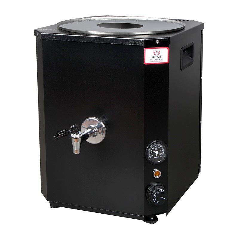 Anka YNC1-M Mini Çay Makinesi – 1 Demlikli, 5 L Siyah Kompakt Elektrikli Çay Kazanı