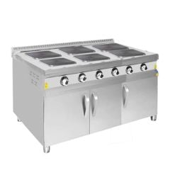 Karacasan Elektrikli 6 lı Ocak Alt Dolaplı 150x100x85 cm KRCS.DKZE.1510.CE