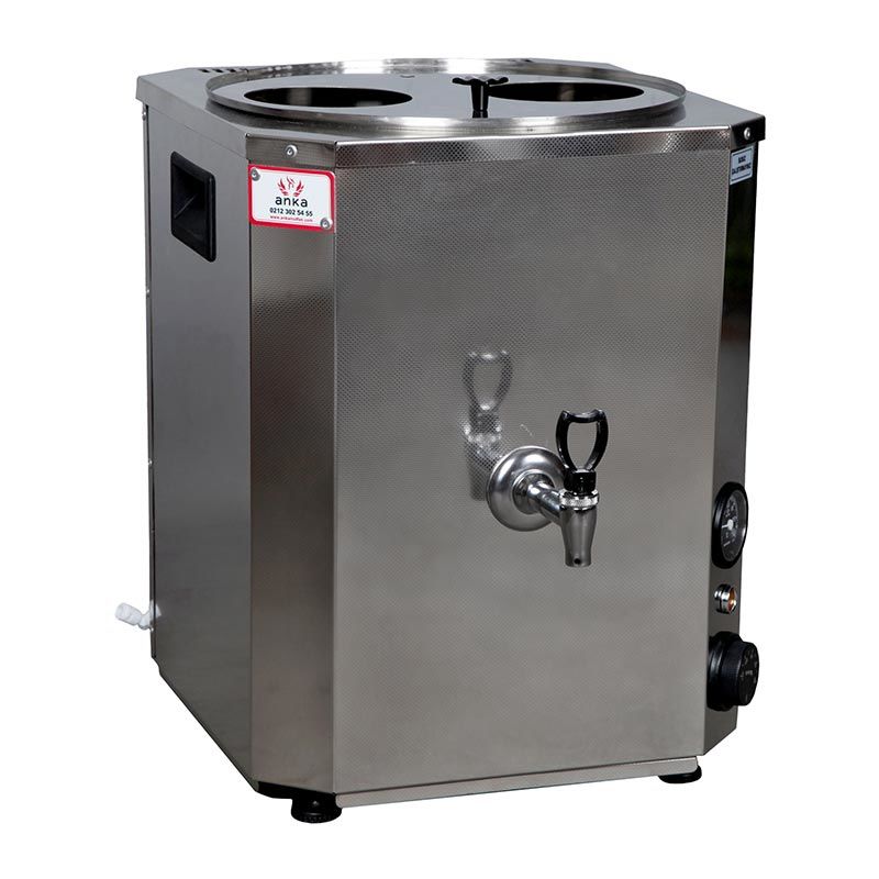 Anka IYNC2 2 Demlikli Yeni Nesil Çay Makinesi – 25 Litre Inox Paslanmaz Çelik