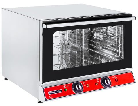 Karacasan Elektrikli Konveksiyonlu Fırın 4xGN 1/1 Kapasiteli Manuel 67x65x58 cm  KRCS.MPTSFE.665