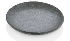 Mat Gri Yuvarlak Tabak 29cm