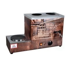 Anka EBE2-P Eko 2 Demlikli Pleytli Elektrikli Çay Makinası – 24 Litre Bakır