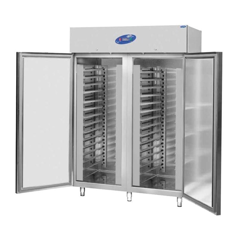 CSA CS-DBL 1400-T Dik Tip Hamur Dinlendirme Dolabı – 2 Kapılı, 1400 L Kapasiteli Endüstriyel Dolap