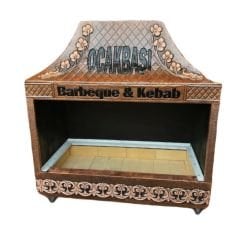 Anka BKI-E175 Eko Kapalı Izgara | 175x60x120 cm Bakır Kaplama Profesyonel Kapalı Mangal