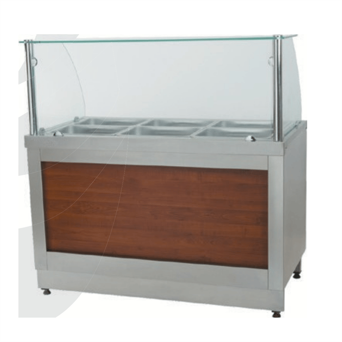 CSA İnox Karacasan Endüstriyel Sıcak Servis Benmari | Doğalgazlı KRCS.STUG.1690