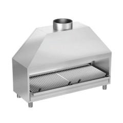 Anka PKI-250 Paslanmaz Çelik Kapalı Izgara | 250x60x120 cm | Endüstriyel Kapalı Mangal & Kebap Ocağı