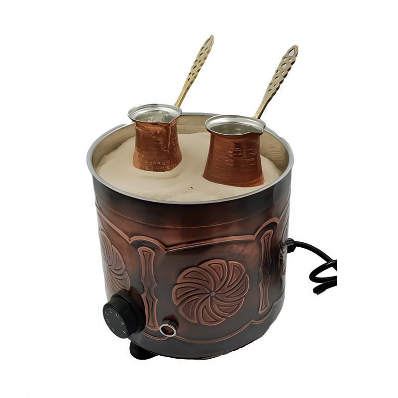 Anka KKM1-Y Yuvarlak Setüstü Kumda Kahve Makinesi | 23 cm | Mini Türk Kahvesi Ocağı