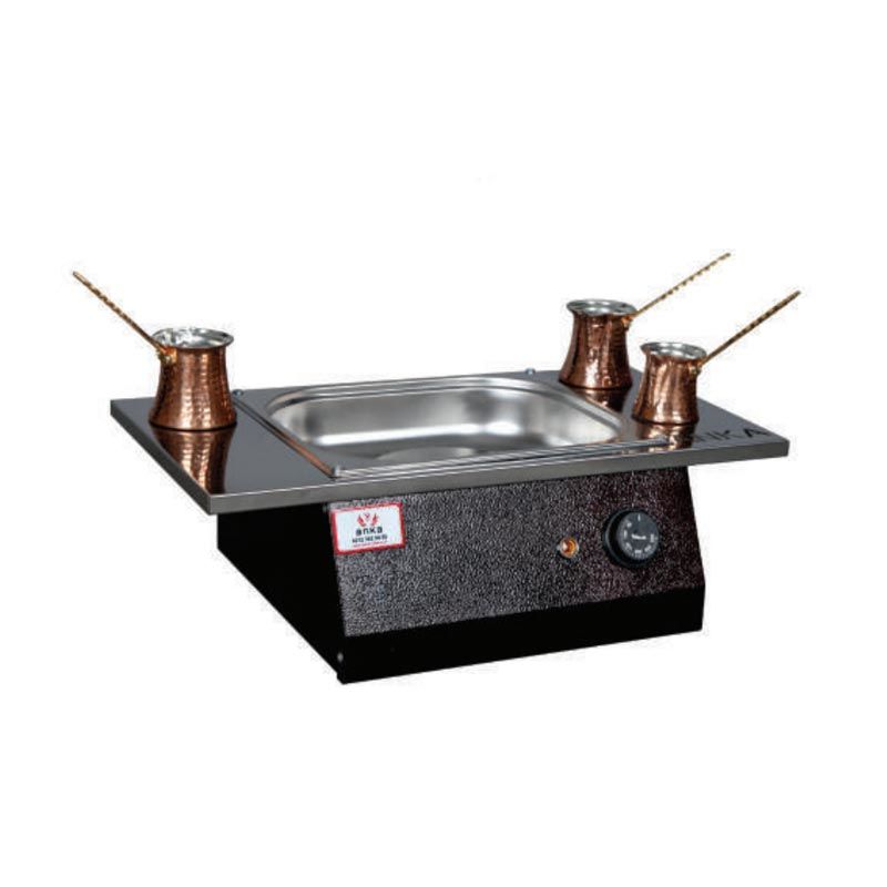 Anka KKM2-B Setüstü Fincan Isıtıcılı Kumda Kahve Makinası | 45x34x20 cm | Profesyonel Türk Kahvesi Sunum Makinesi