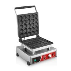 Işıkgaz B10 Yuvarlak Bubble Waffle Makinesi | Tekli Kapaklı Elektrikli Profesyonel Waffle Makinesi
